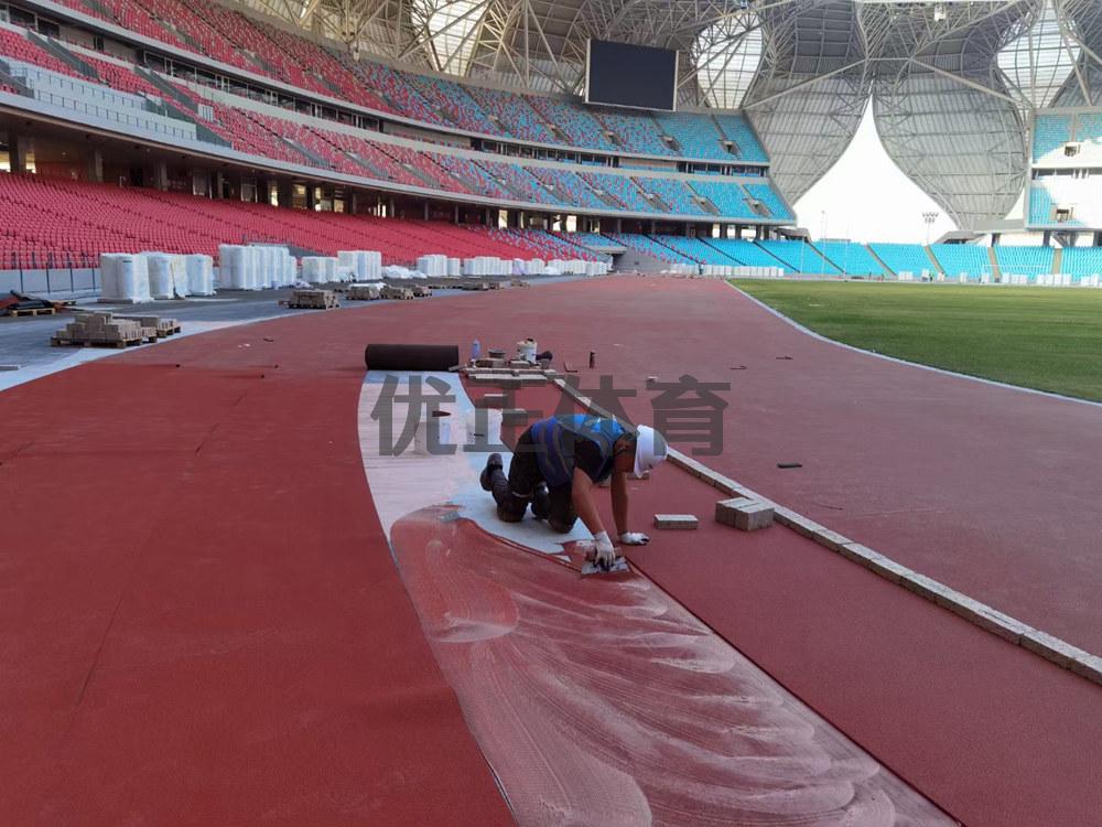 乌兰察布预制型橡胶跑道每平方米的价格