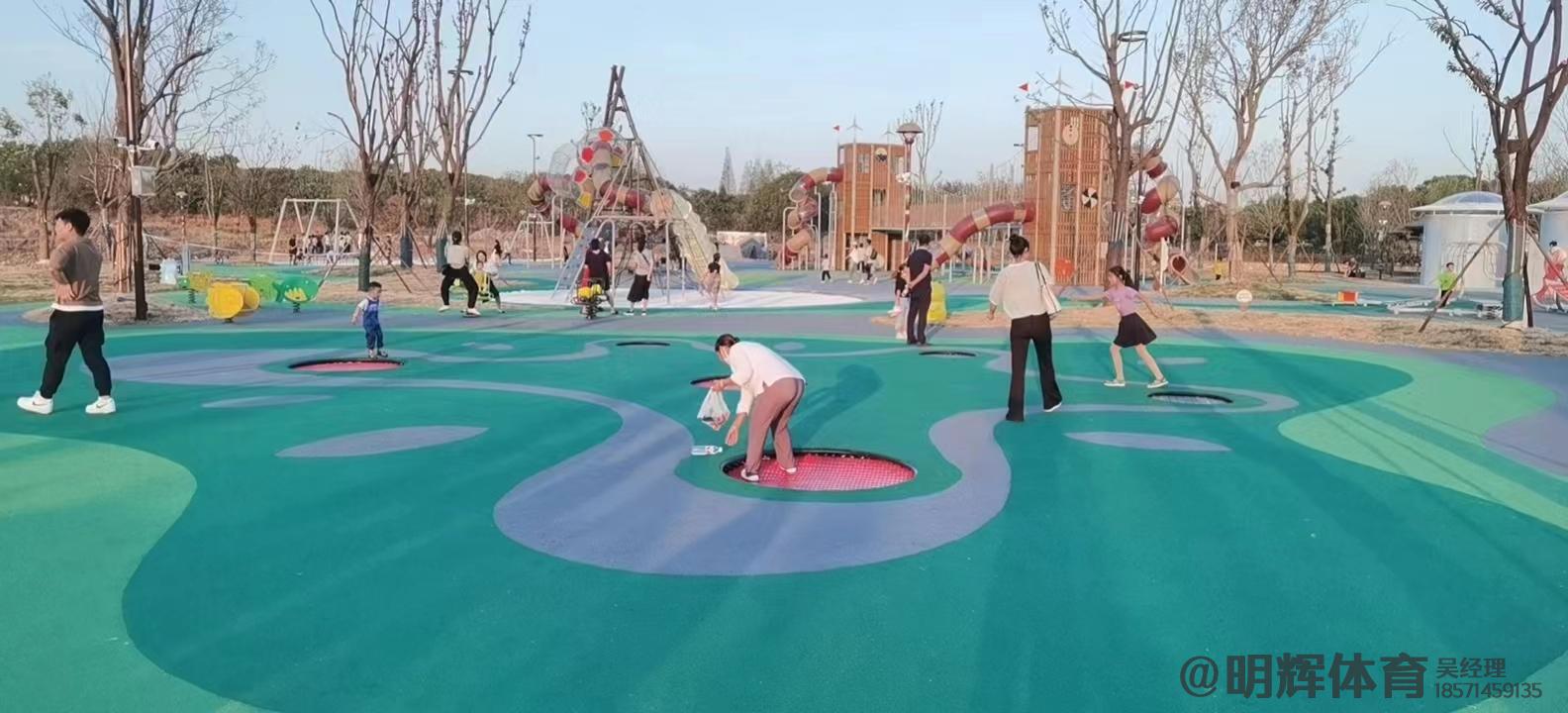 乌兰察布公园跑道是用什么材料做成的